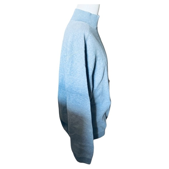 Tommy Bahama Reversible Men’s High Neck Sweater Quarter Zip XL Blue Tan - Picture 4 of 10